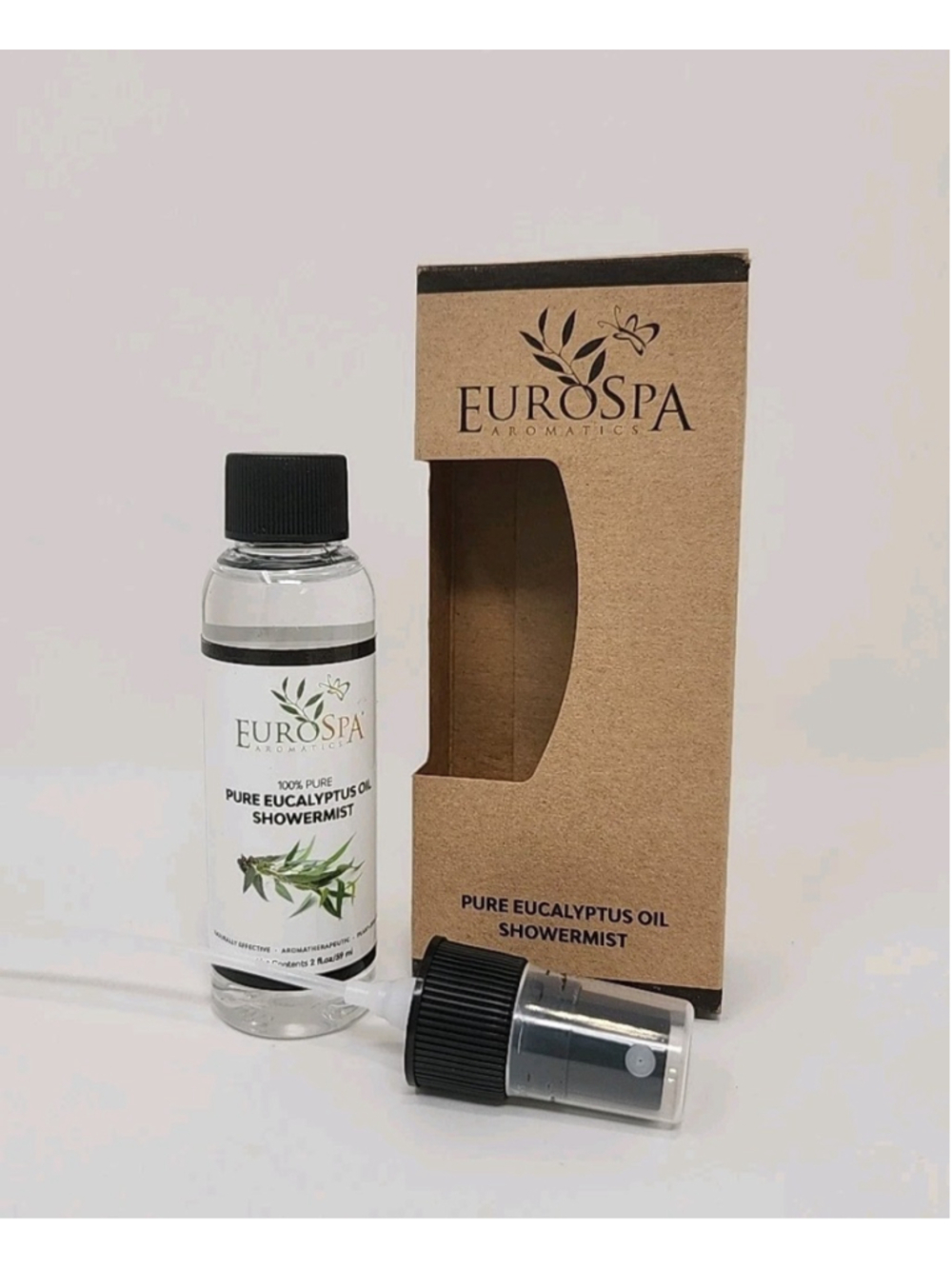 Euro Spa Aromatics Pure Eucalyptus Oil Shower Steamer 2oz Spray Aromatherapy